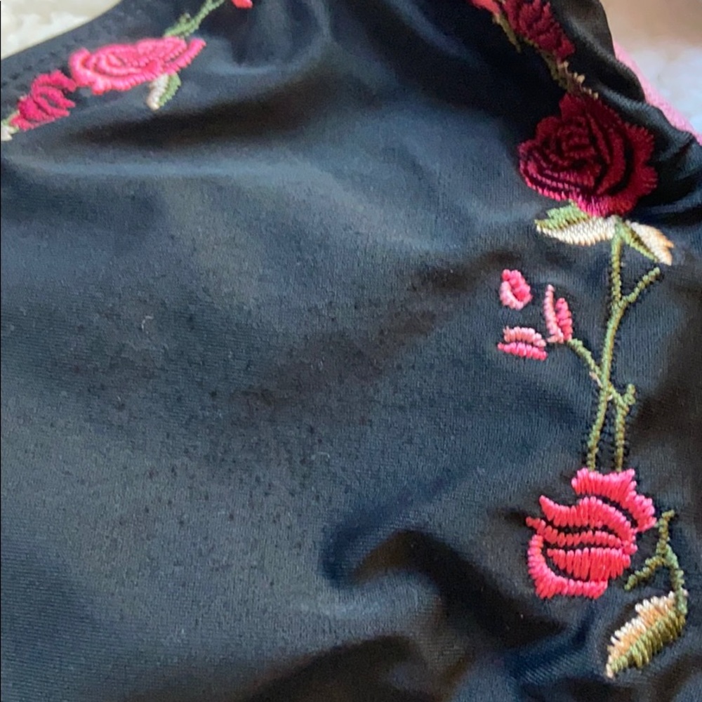 Embroidered Bikini Top - Picture 4 of 4